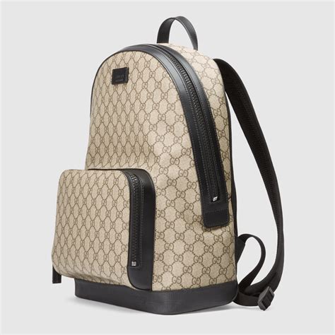 gucci supreme padlock backpack|gucci gg supreme canvas backpack.